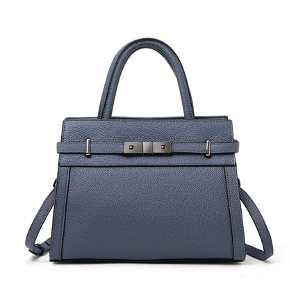 Sac pour femme en cuir véritable en cuir de vachette pleine fleur original, sac cabas simple à porter à la main ou à l’épaule, style professionnel