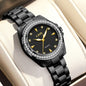 Montre pour femme LIGE 2026 nouvelle montre élégante en céramique à quartz, montre tendance étanche avec affichage lumineux, montre-bracelet pour femme + BOÎTE